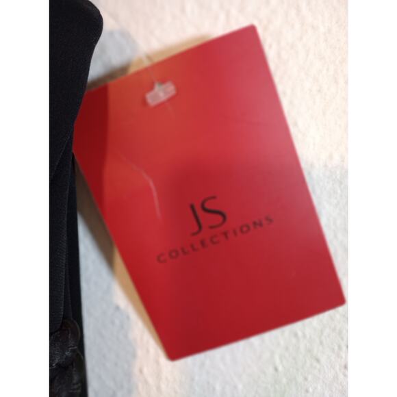 JS Collection Womens Black Halter Top Cocktail Midi Dress Size 14 - Picture 6 of 13